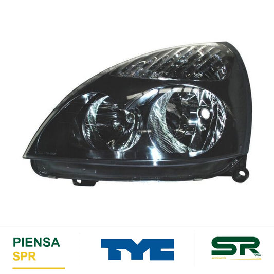 FARO IZQUIERDO FONDO NEGRO RENAULT CLIO 2002-2010 TYC