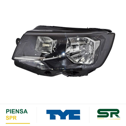 FARO IZQUIERDO NEGRO VOLKSWAGEN TRANSPORTER 2016-2019 FILO TYC