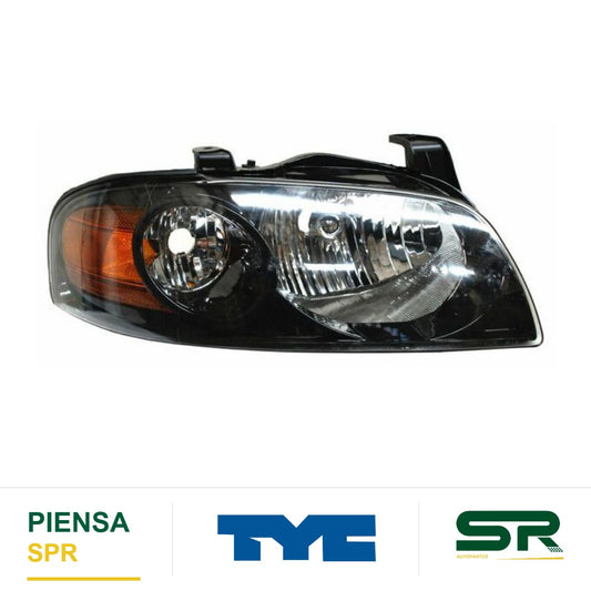 FARO DERECHO FONDO NEGRO NISSAN SENTRA 2004-2006 SE-R TYC