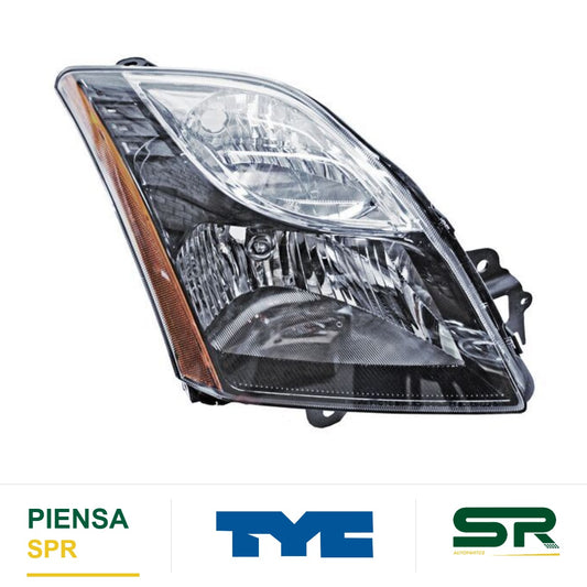 FARO DERECHO FONDO NEGRO NISSAN SENTRA 2010-2012 CCC3 TYC