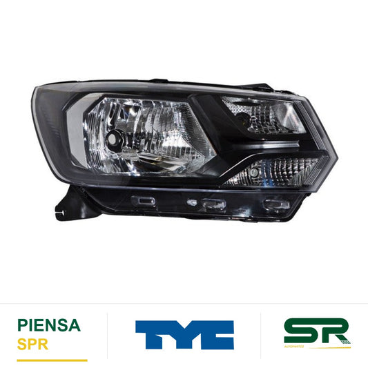 FARO DERECHO NEGRO VOLKSWAGEN GOL 2019-2021 / SAVEIRO 2017-2023 / GOL 2019-2020 FILO TYC2 BQ TYC