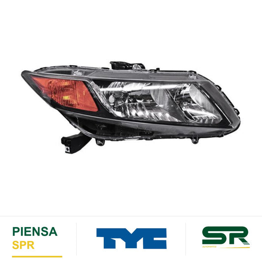 FARO DERECHO HONDA CIVIC 12 4P / 2P TYC