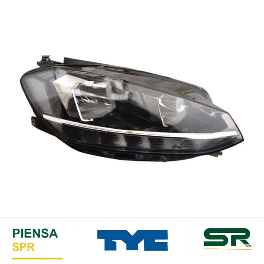 FARO DERECHO CON MOTOR LED VOLKSWAGEN GOLF 2018-2020 S TYC