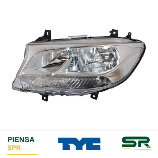 FARO IZQUIERDO CON MOTOR ELÉCTRICO MERCEDES BENZ SPRINTER 2019-2024 TYC