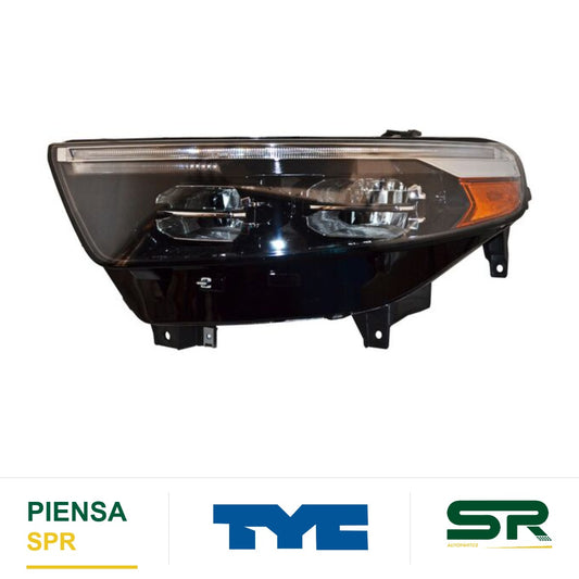FARO IZQUIERDO CON LUZ DE DÍA NEGRO LED FORD EXPLORER 2020-2022 S FILO TYC1 TYC