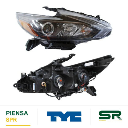 FARO DERECHO FONDO NEGRO NISSAN ALTIMA 2017-2018 TYC