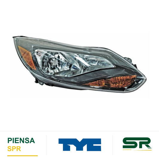 FARO DERECHO FONDO NEGRO FORD FOCUS 2012-2014 CCC2 TYC
