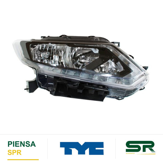 FARO DERECHO CON MOTOR ELÉCTRICO LED NISSAN XTRAIL 2015-2017 S TYC