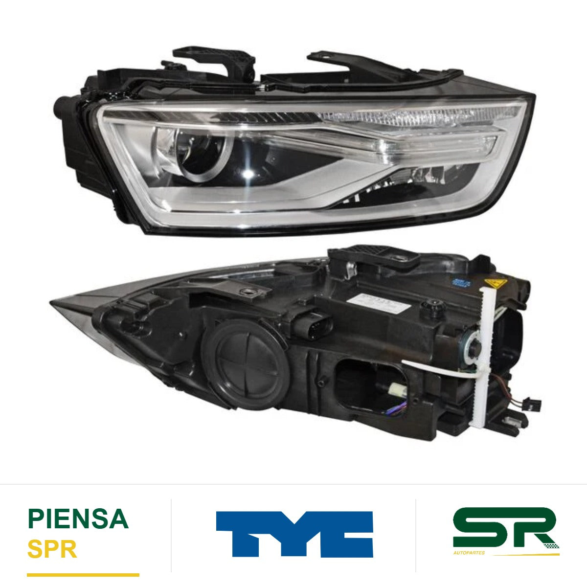 FARO DERECHO CON MOTOR ELÉCTRICO LED AUDI Q3 2016-2018 S CCC3. TYC