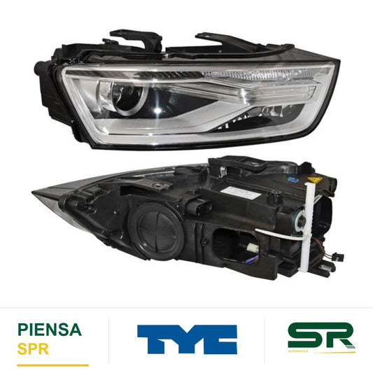 FARO DERECHO CON MOTOR ELÉCTRICO LED AUDI Q3 2016-2018 S TYC2 NSF CCC3.23.06 TYC