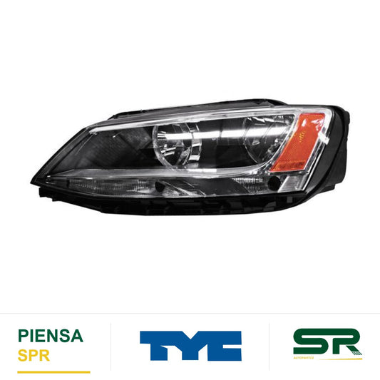 FARO IZQUIERDO VOLKSWAGEN JETTA BICENTENARIO 2010-2018 P / 2 CUARTOS REFLEJANTE TYC