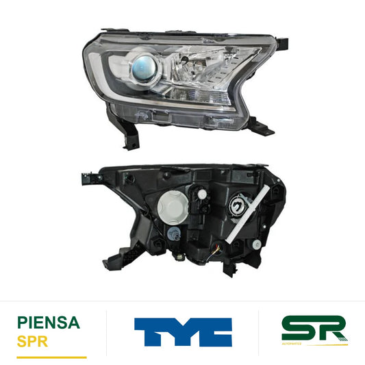 FARO DERECHO CON MOTOR ELÉCTRICO CON LUPA FORD RANGER 2017-2022 TYC