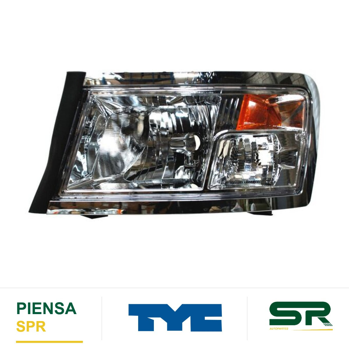 FARO IZQUIERDO FONDO CROMADO DODGE DAKOTA 2008-2012 . TYC