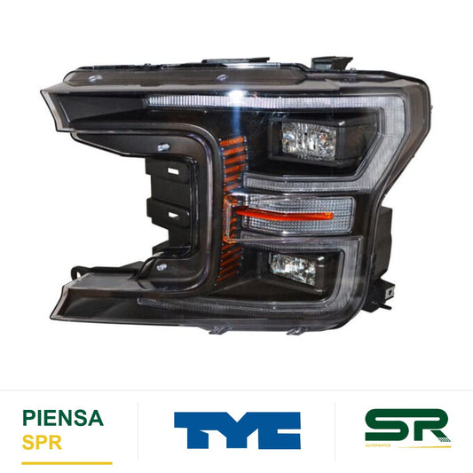 FARO DERECHO FONDO NEGRO LED FORD PICKUP 2018-2020 S TYC2 TYC