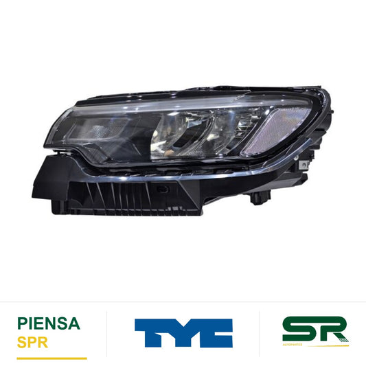 FARO IZQUIERDO CON MOTOR ELÉCTRICO LED AS JEEP COMP S 2022-2025 S CTO BCO TYC1 TYC