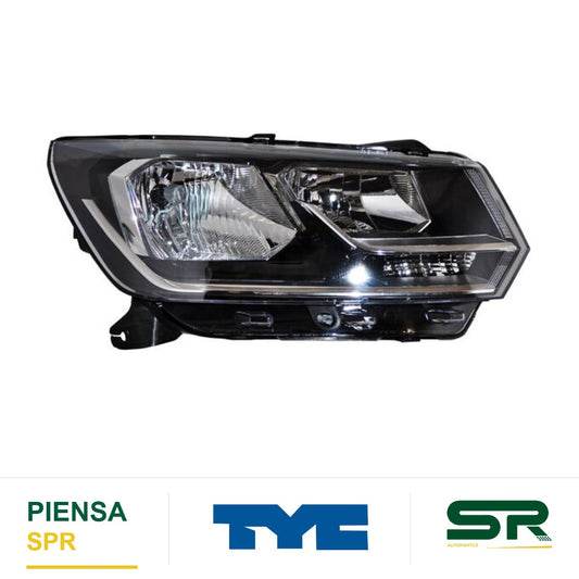 FARO DERECHO DOBLE AS CROMADO VOLKSWAGEN GOL 2019-2021 / SAVEIRO 2017-2023 FILO TYC