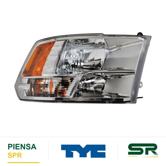 FARO DERECHO FONDO CROMADO DODGE PICKUP 2013-2019 NSF TYC
