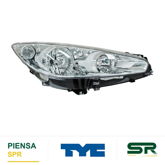 FARO DERECHO PEUGEOT 308 2012-2013 TYC