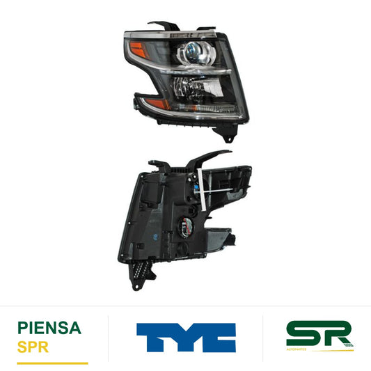 FARO DERECHO CROMADO CHEVROLET SUBURBAN / TAHOE 2018-2020 C / MOLD SUP TYC2 TYC
