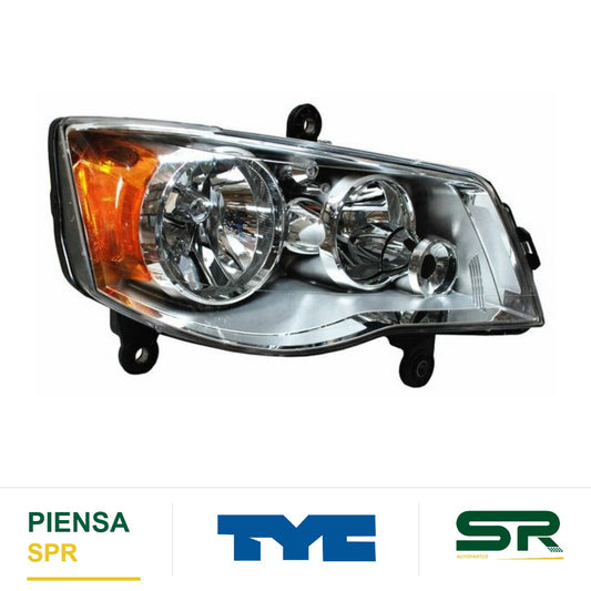 FARO DERECHO FONDO CROMADO DODGE TOWN & COUNTRY 2008-2016 / CARAVAN 2011-2020 TYC