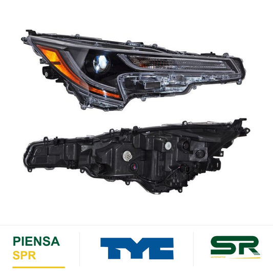 FARO DERECHO LED TOYOTA COROLLA 2020-2025 L / LE S NSF G15 28712 TYC