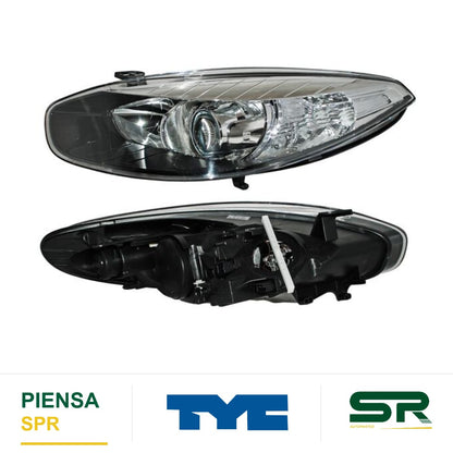 FARO IZQUIERDO CON MOTOR NEGRO FILO FLUENCE 2013-2018 TYC