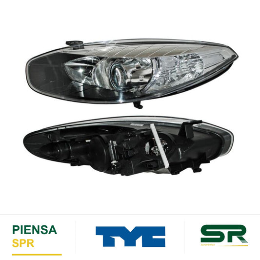FARO IZQUIERDO CON MOTOR NEGRO FLUENCE 2013-2018 FILO TYC