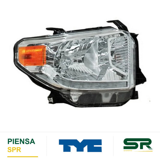 FARO DERECHO FONDO CROMADO CON MOTOR LED TOYOTA TUNDRA 2014-2017 S 5500RDC TYC