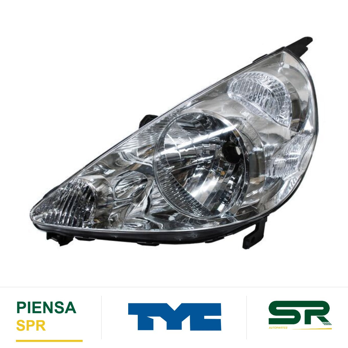 FARO IZQUIERDO FONDO CROMADO HONDA FIT 2006-2008 TYC