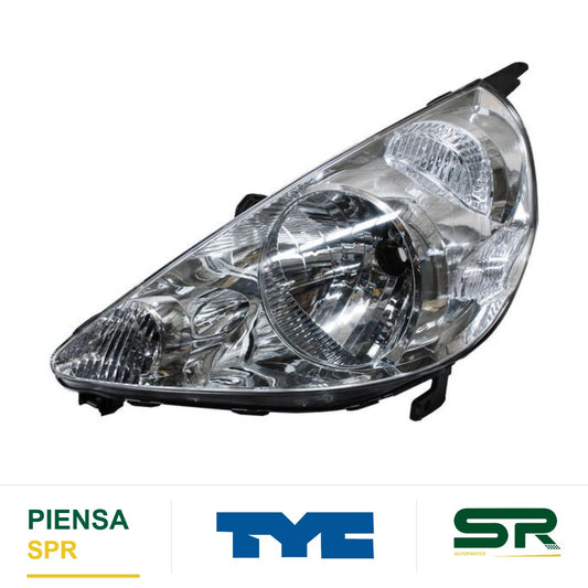 FARO IZQUIERDO FONDO CROMADO HONDA FIT 2006-2008 TYC