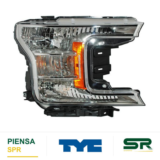 FARO DERECHO FONDO CROMADO FORD PICKUP 2018-2020 28606 TYC