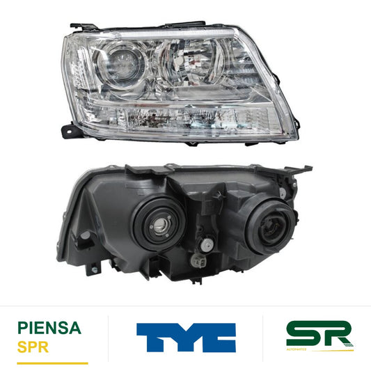 FARO DERECHO FONDO CROMADO CON CUARTO LATERAL SUZUKI VITARA 2009-2015 TYC