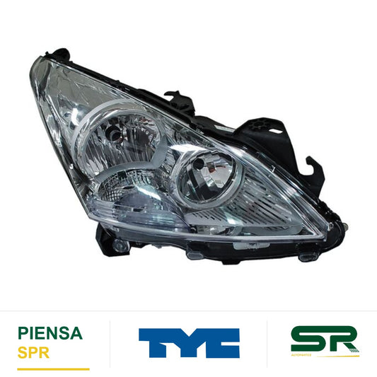 FARO DERECHO ESTÁNDAR PEUGEOT 2011-2015 TYC