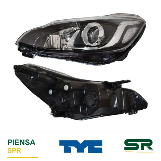 FARO IZQUIERDO 3 PINES CON LUPA CHEVROLET SPARK 2019-2021 S / VELA TYC1 TYC