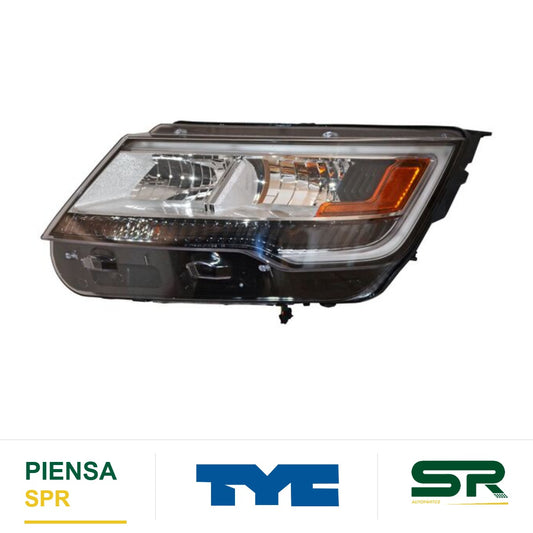 FARO IZQUIERDO CON LUZ DE DÍA FONDO CROMADO LED FORD EXPLORER 2018-2019 S TYC1 TYC
