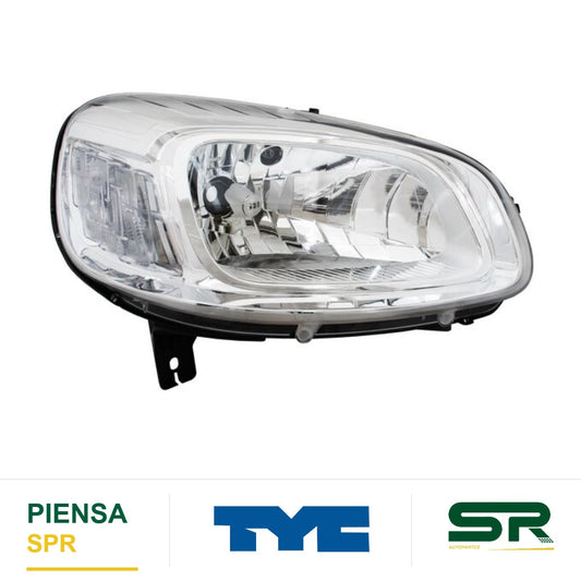 FARO DERECHO FONDO CROMADO FIAT UNO 2015-2020 28702 TYC