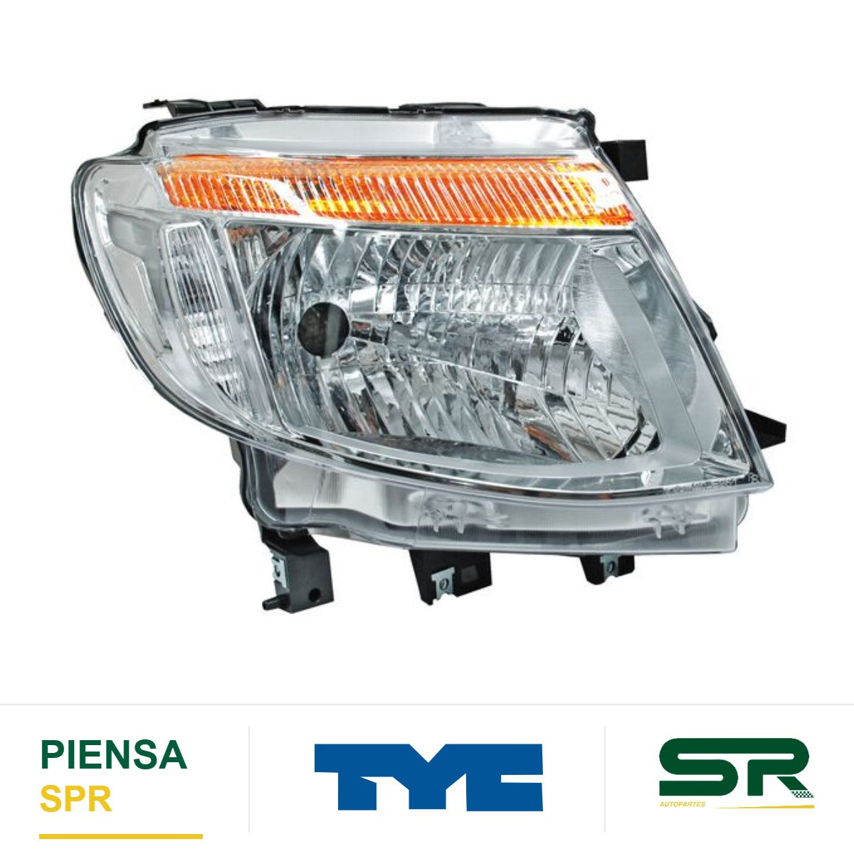 FARO DERECHO FONDO CROMADO FORD RANGER 2013-2016 TYC