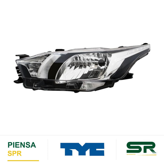 FARO IZQUIERDO TOYOTA YARIS S 17 5P TYC