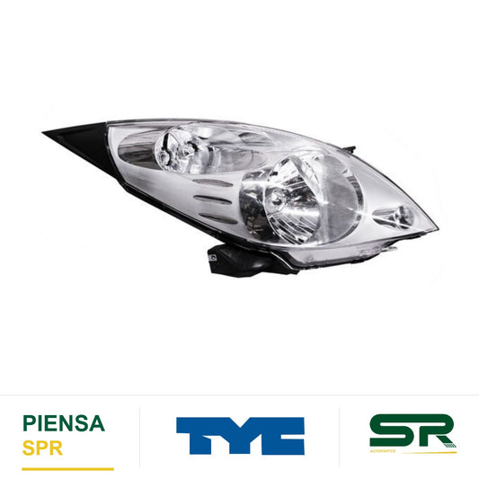 FARO DERECHO FONDO CROMADO CHEVROLET SPARK 2011-2012 TYC