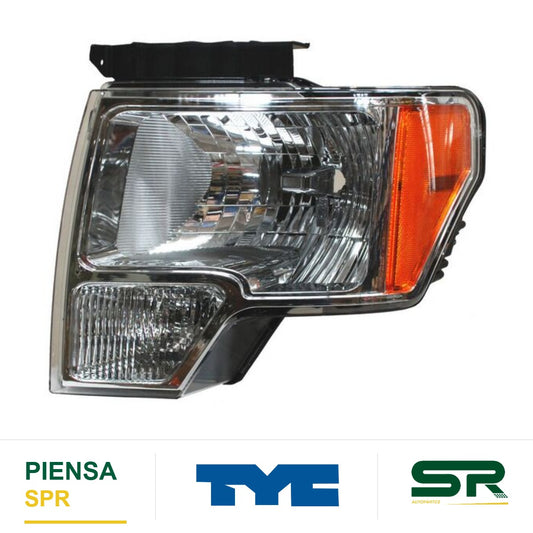 FARO IZQUIERDO FONDO CROMADO FORD PICKUP 2009-2014 LOBO TYC
