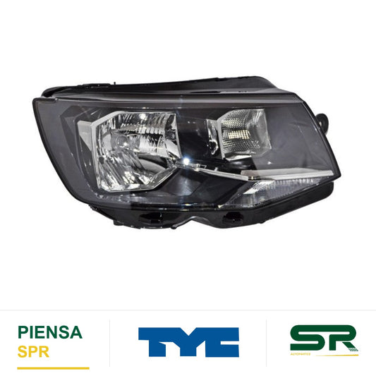 FARO DERECHO NEGRO VOLKSWAGEN TRANSPORTER 2016-2019 FILO TYC