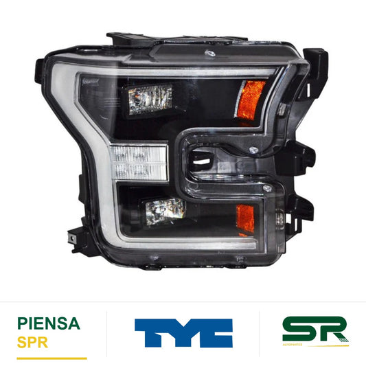 FARO DERECHO FONDO NEGRO LED FORD PICKUP 2015-2017 LOBO S TYC2 11000RDC TYC