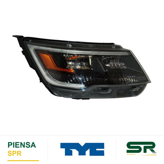 FARO DERECHO FONDO NEGRO LED FORD EXPLORER 2016-2019 S CCC3 TYC
