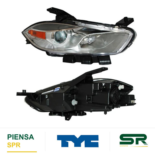 FARO DERECHO FONDO CROMADO DART 2013-2016 TYC