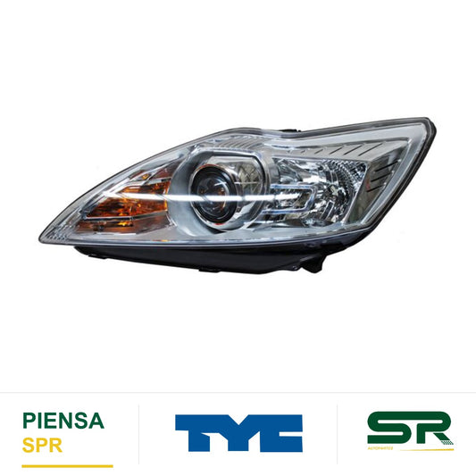 FARO IZQUIERDO FONDO CROMADO CON PROYECTOR FORD FOCUS 2009-2011 TYC