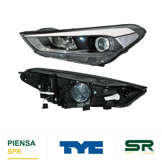 FARO IZQUIERDO 7 PINES CON MOTOR ELÉCTRICO LED HYUNDAI TUCSON 2016-2018 S TYC