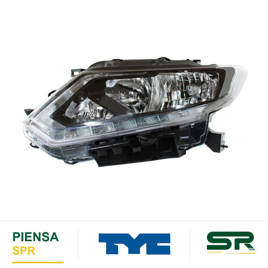 FARO IZQUIERDO CON MOTOR ELÉCTRICO LED NISSAN XTRAIL 2015-2017 S TYC