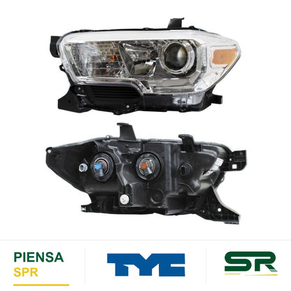 FARO IZQUIERDO FONDO CROMADO TOYOTA TACOMA 2016-2023 TYC