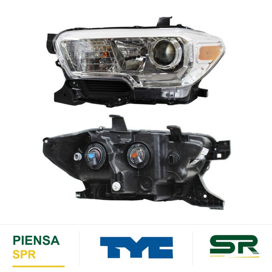 FARO IZQUIERDO FONDO CROMADO TOYOTA TACOMA 2016-2023 TYC