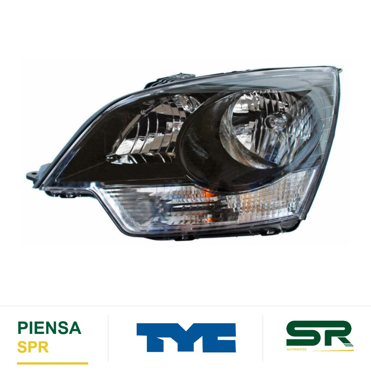 FARO IZQUIERDO FONDO NEGRO CHEVROLET CAPTIVA 2008-2015 TYC